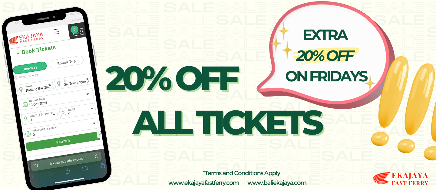 20% Off All Tickets